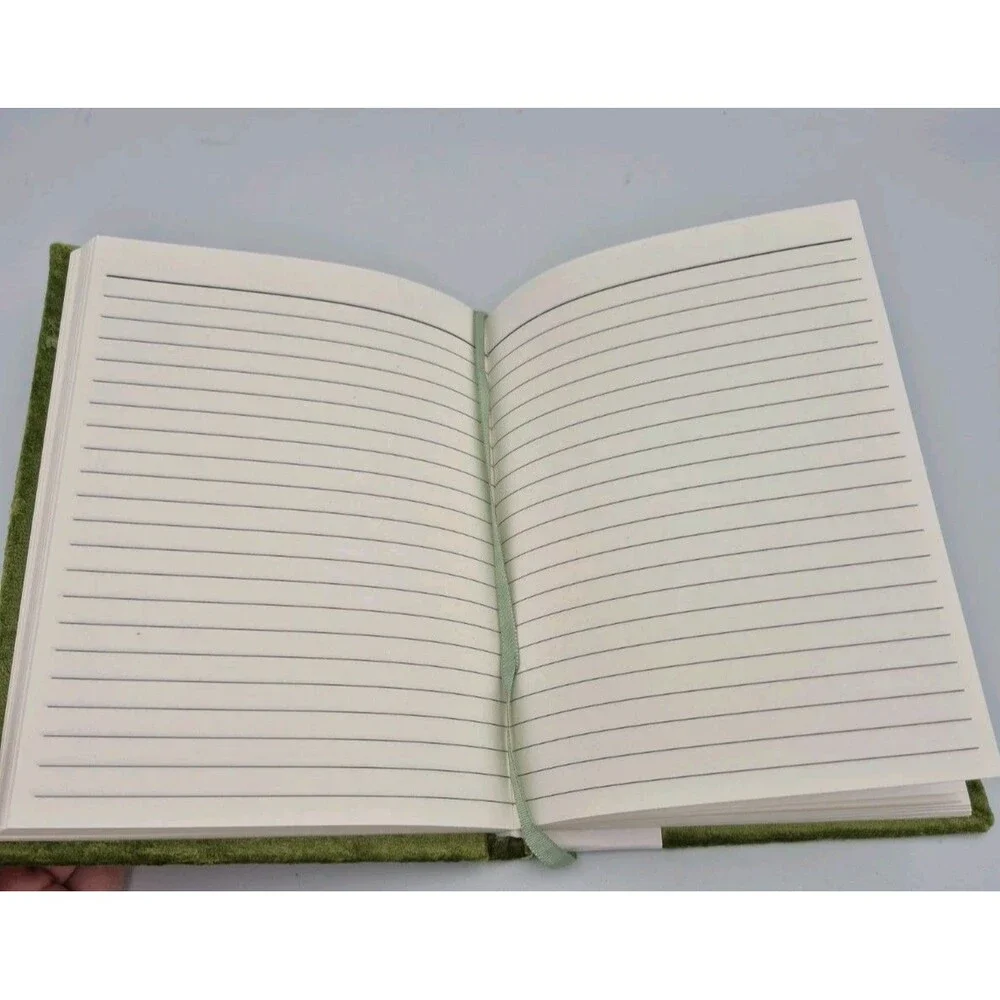 Handcrafted Beaded Embroidered Blank Journal Floral Velvet Handmade
